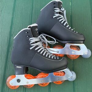 Jackson Ultima Debut Inline Figure Skates Picskate 4 Wheel Frame 6Mens/7.5Womens